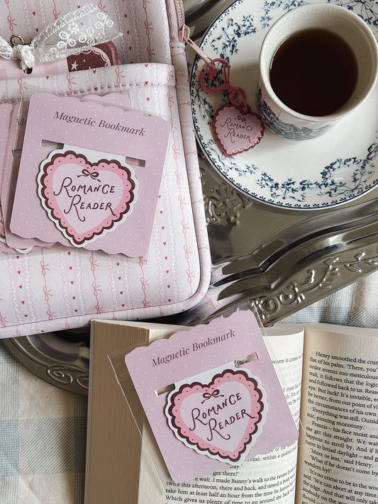 Romance Reader Magnetic Bookmark