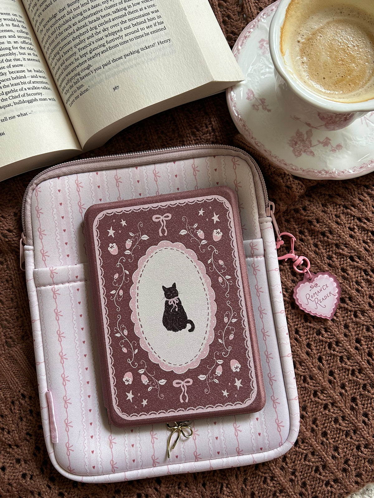 Romance Reader Keychain