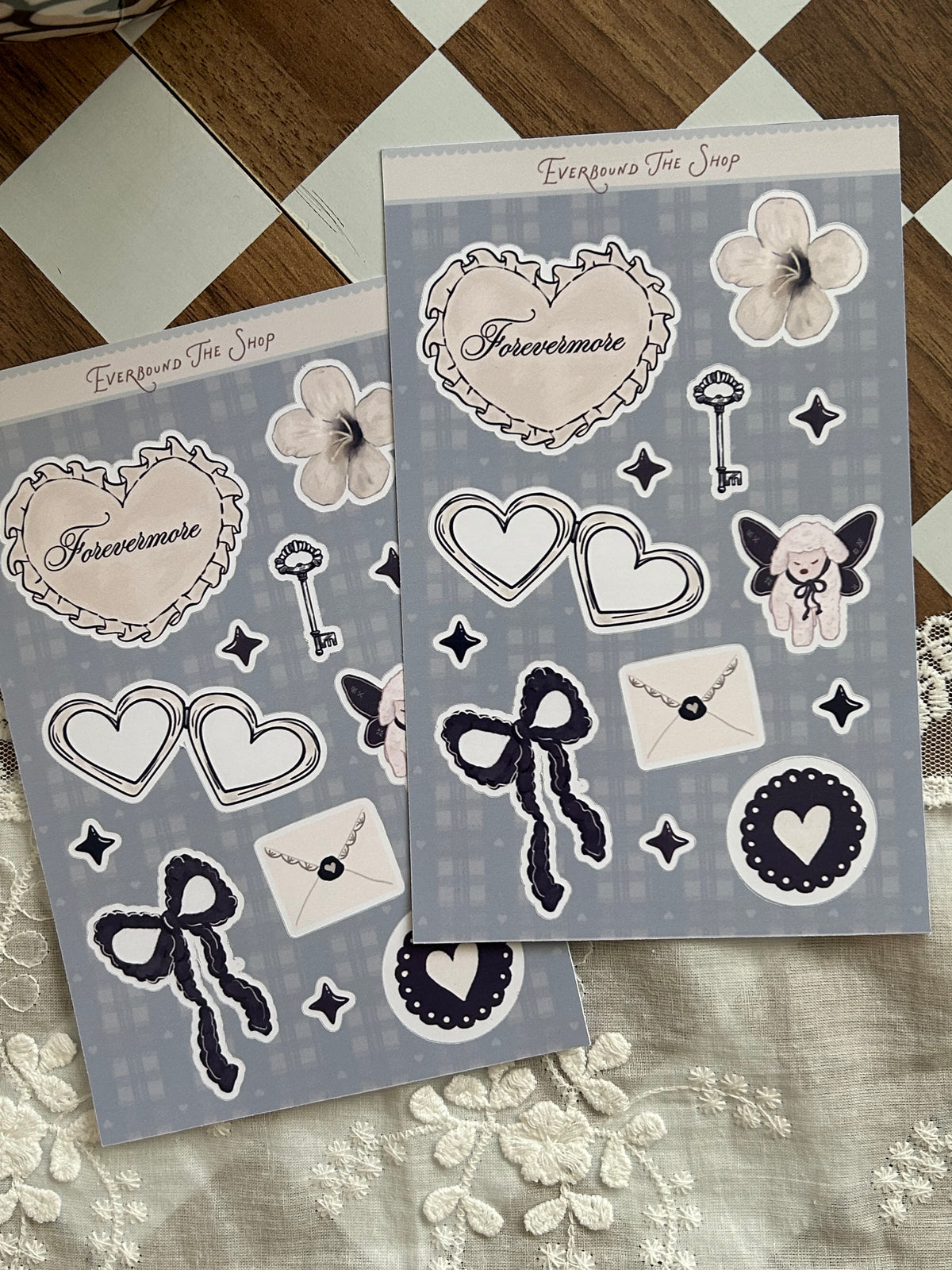 Vintage Lovey Sticker Sheet