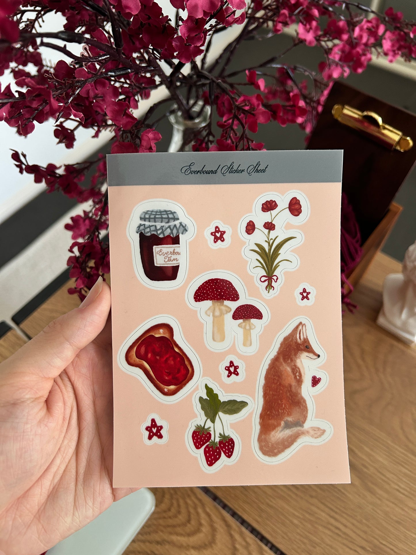 Jam & Wildflowers Sticker Sheet