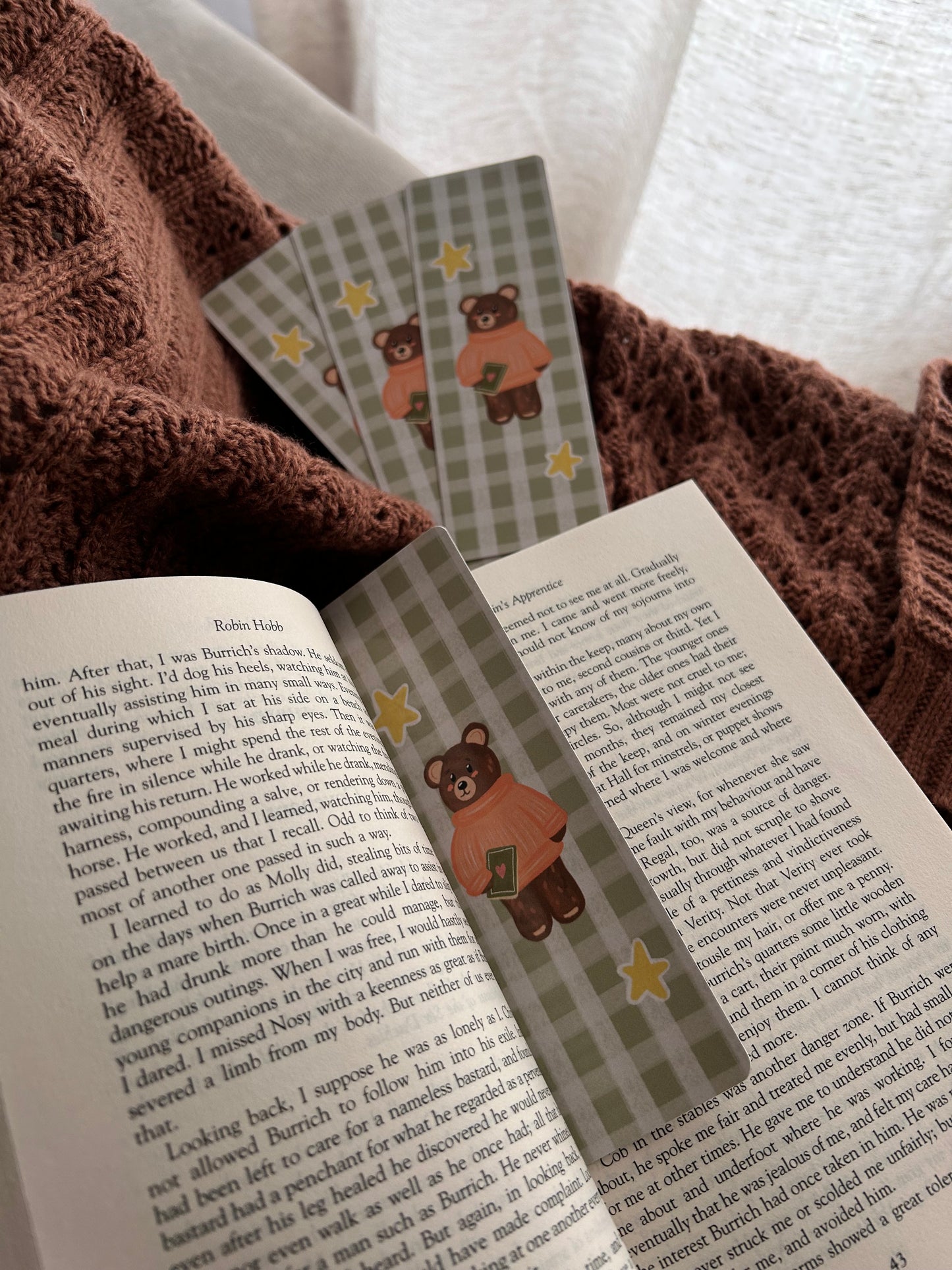 Bookish Bear Bookmark