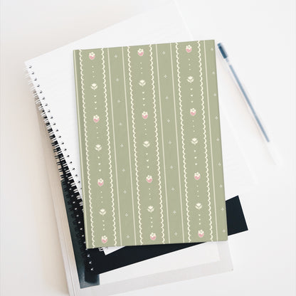 Strawberry Matcha Hardcover Journal