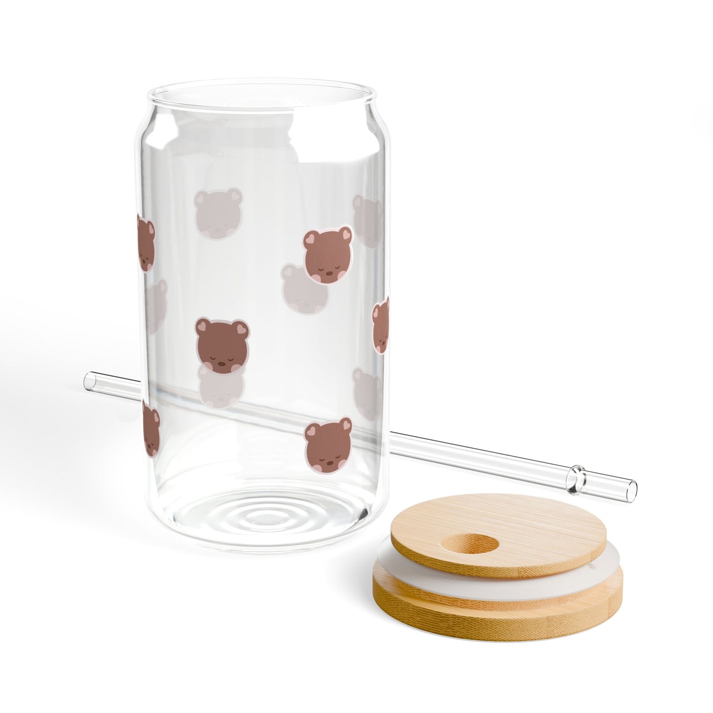 Bookish Bear Glass
