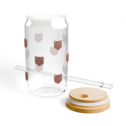 Bookish Bear Glass