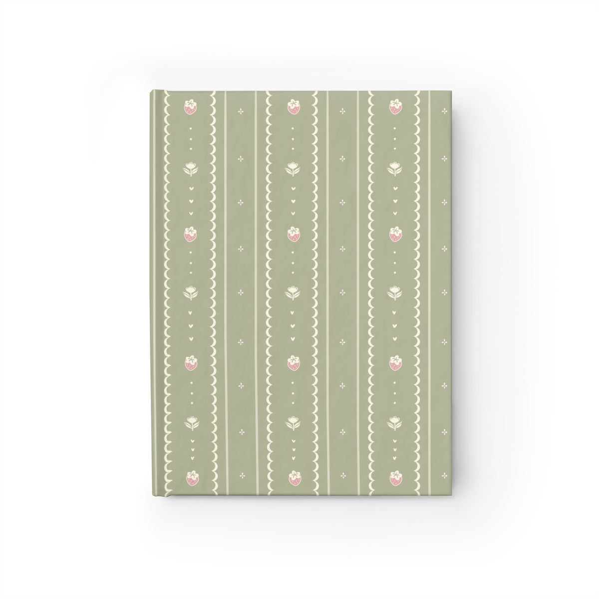 Strawberry Matcha Hardcover Journal