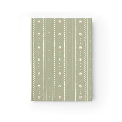 Strawberry Matcha Hardcover Journal
