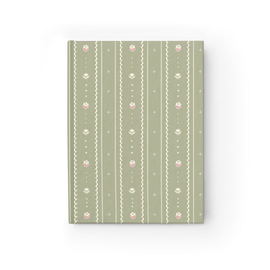 Strawberry Matcha Hardcover Journal