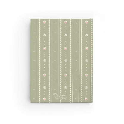 Strawberry Matcha Hardcover Journal