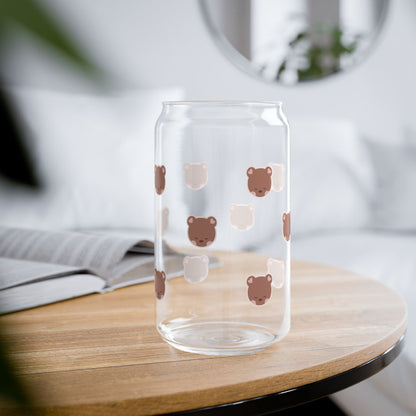 Bookish Bear Glass