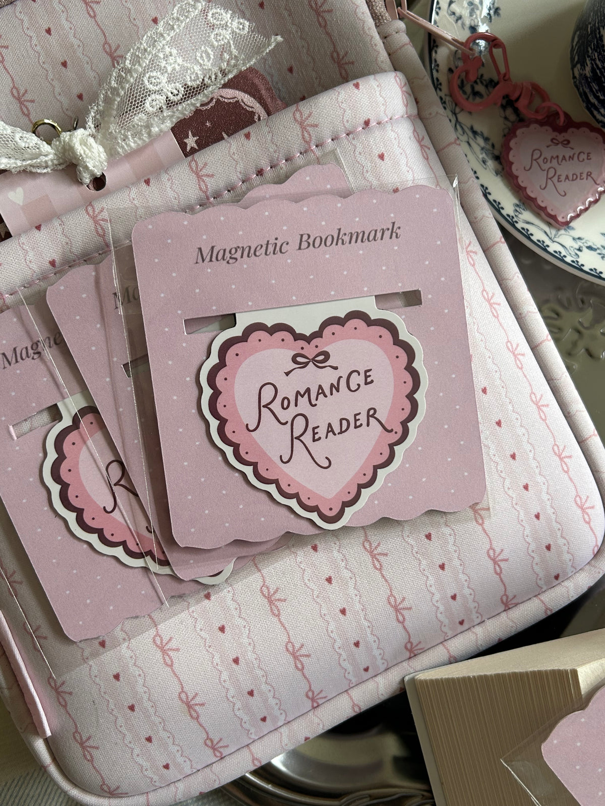 Romance Reader Magnetic Bookmark