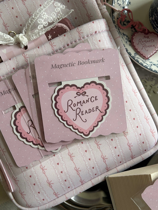 Romance Reader Magnetic Bookmark