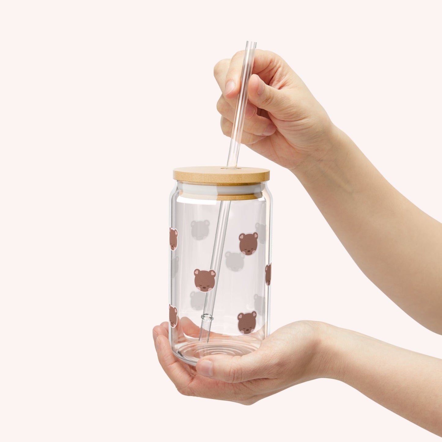 Bookish Bear Glass