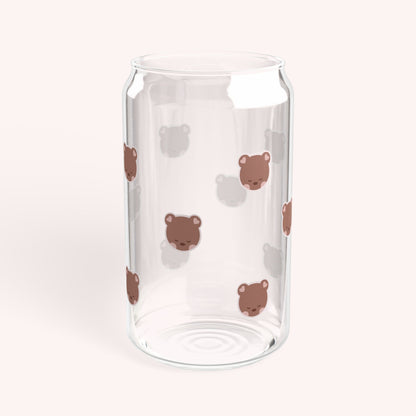 Bookish Bear Glass