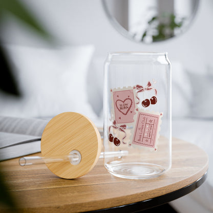 Slow Burn Cherry Glass