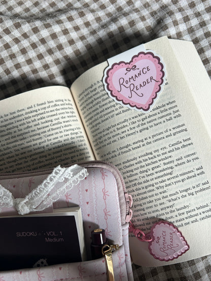 Romance Reader Magnetic Bookmark