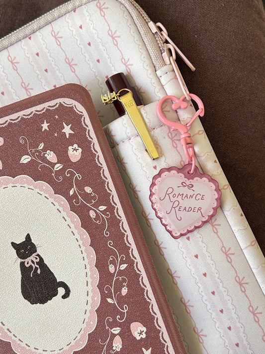Romance Reader Keychain