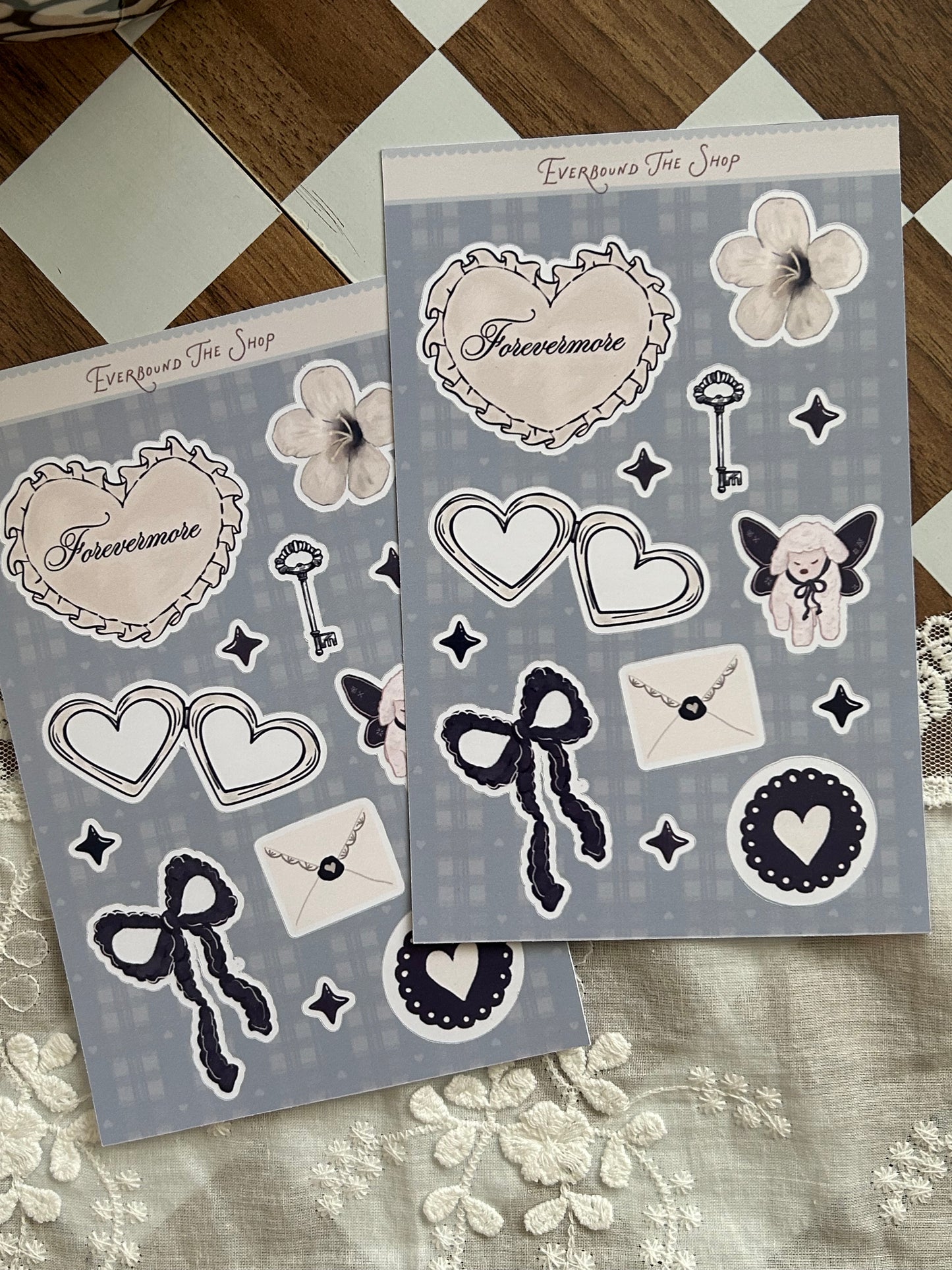 Vintage Lovey Sticker Sheet