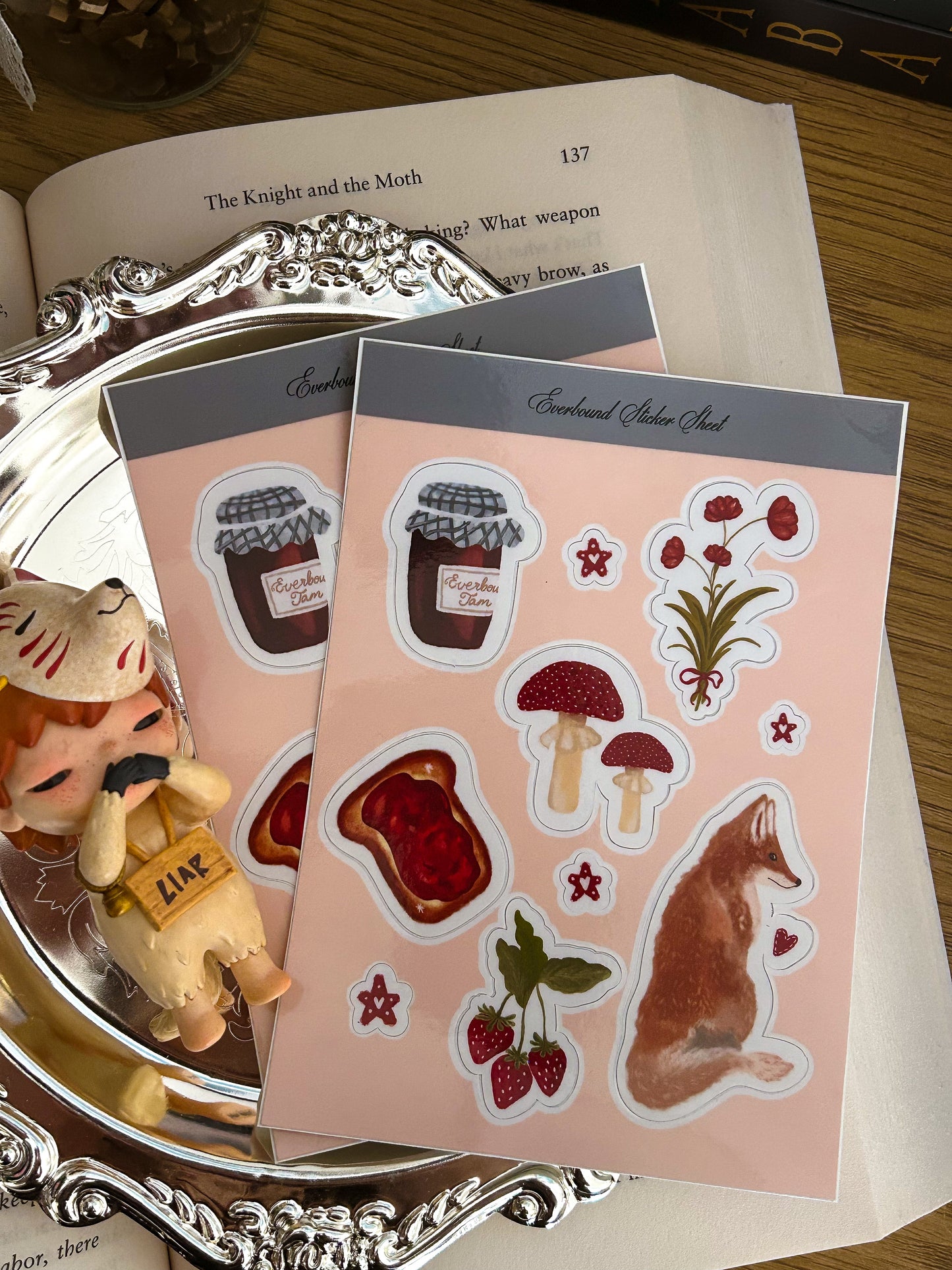 Jam & Wildflowers Sticker Sheet